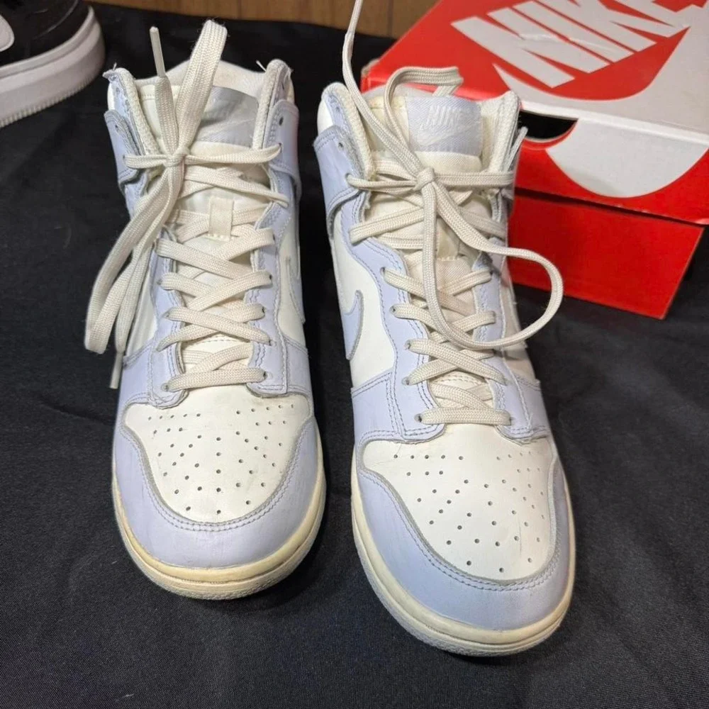 Nike Dunk High Platinum trainers Size‎ 8.5 women's